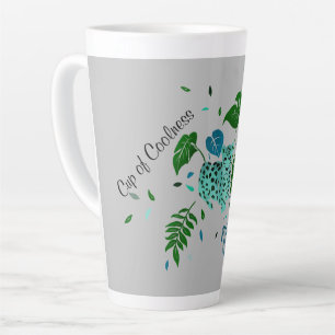 Tasse Latte Coupe Léopard de fraîcheur
