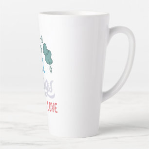 Tasse Latte Couple Cadeau Faire Toutes Les Choses Avec Amour