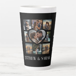 Tasse Latte Couples Je T'Aime Coeur Neuf Photo
