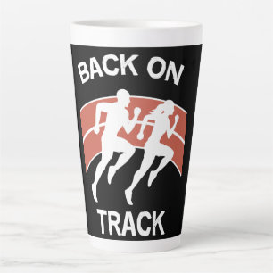 Tasse Latte Coureurs de piste d'athlétisme Athlètes de piste