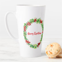 Couronne de Noël festive avec des baies rouges