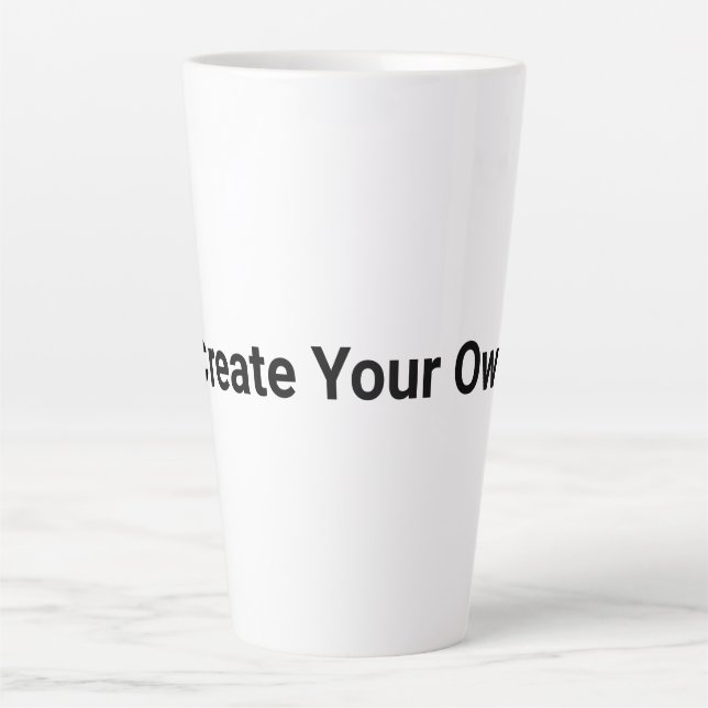 Tasse Latte Créez votre propre (Devant)