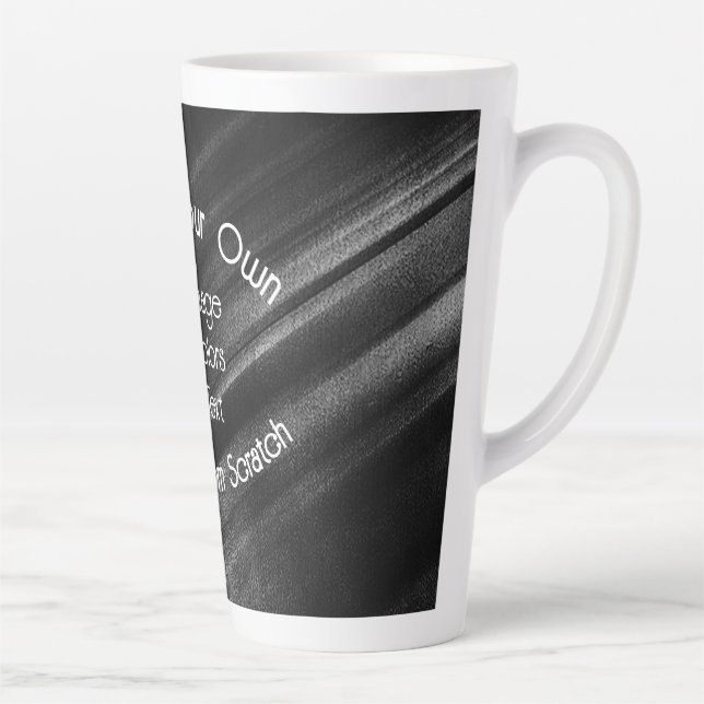 Tasse Latte Créez votre propre (Droite)