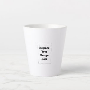 Tasse Latte Créez votre propre blanc 