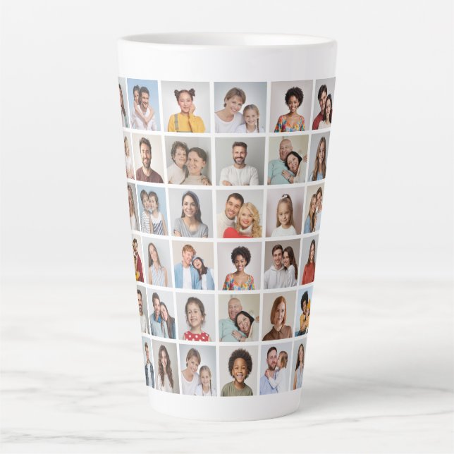 Tasse Latte Créez votre propre collection de photos 48 (Devant)