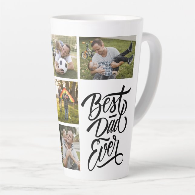 Tasse Latte Créez votre propre collection de photos 6 Meilleur (Angle droit)