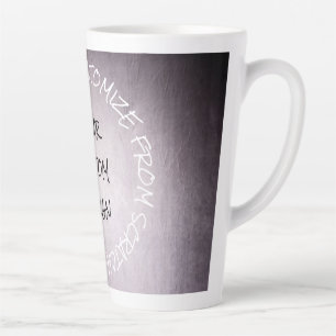 Tasse Latte Créez votre propre Customisé