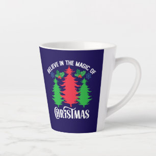 Tasse Latte Croyez à la magie de Noël-82309