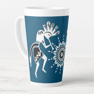 Tasse Latte Culture des Amérindiens - Danse du Soleil Kokopell