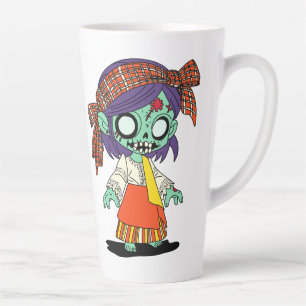 Tasse Latte Cute Filipino Zombie