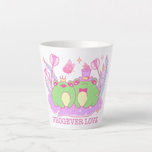 Tasse Latte Cute Frog - Frogever Love