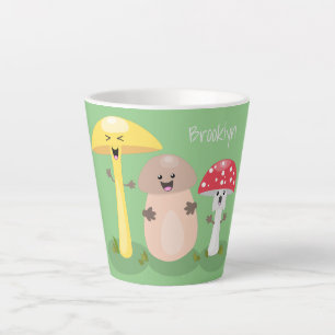 Tasse Latte Cute kawaii champignon champignon toadstool