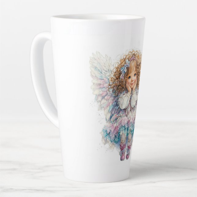Tasse Latte Cute Little Angel  (Angle gauche)