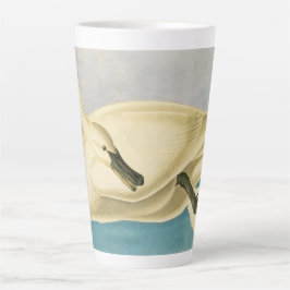 Tasse Latte Cygne trompette par John James Audubon, Oiseau Vin