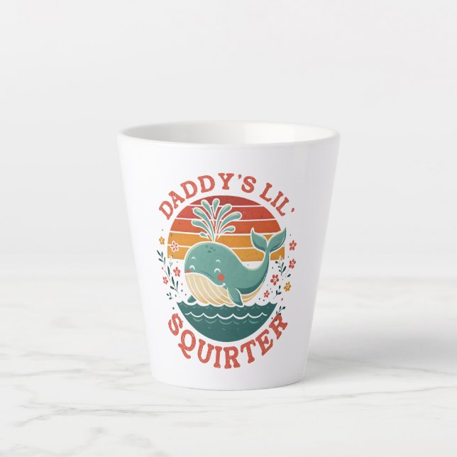 Tasse Latte Daddy Little Whale (Devant)