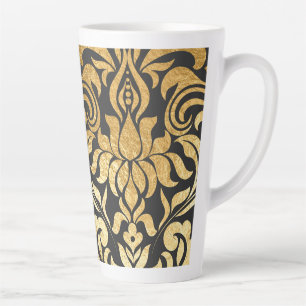 Tasse Latte Damassé doré (journal assorti disponible)