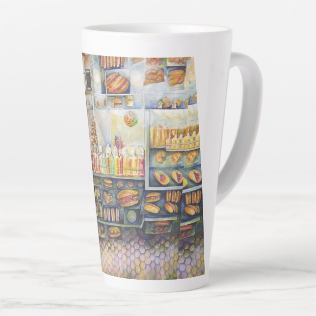 Tasse Latte Dangereusement près du plaisir (Angle droit)