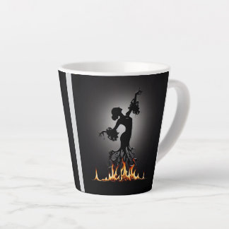 Tasse Latte Danseuse de flamenco