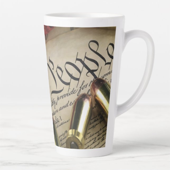 Tasse Latte Déclaration d'indépendance (Droite)