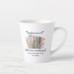 Tasse Latte Définition de "Booktrovert"