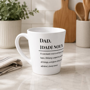 Tasse Latte Définition de Papa ☕ Cadeau de Fête des Pères si