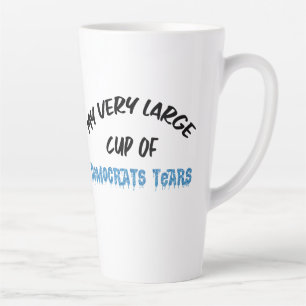 Tasse Latte Démocrates larmes