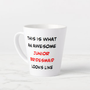 Tasse Latte demoiselle d'honneur junior, géniale