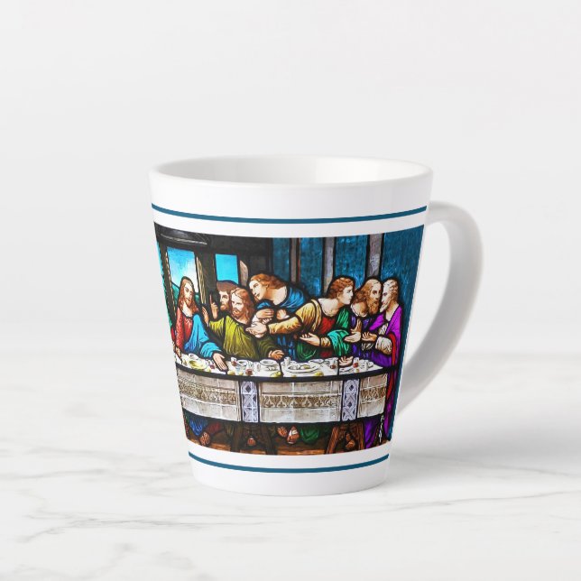 Tasse Latte Dernier latte de souper (Angle droit)