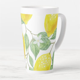 Tasse Latte Design citron