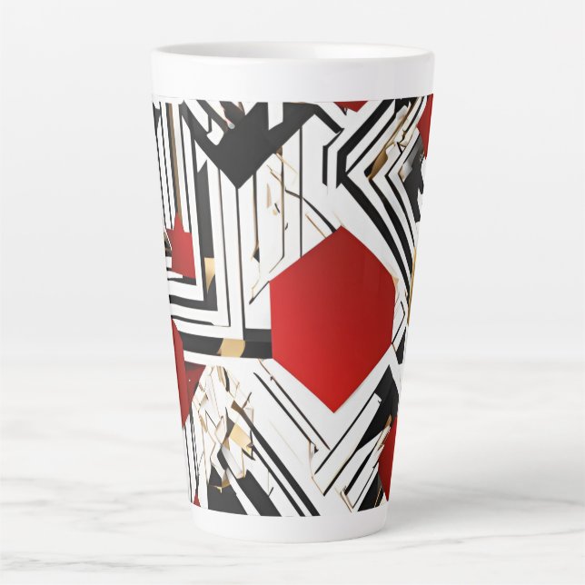 Tasse Latte design luxueux (Devant)