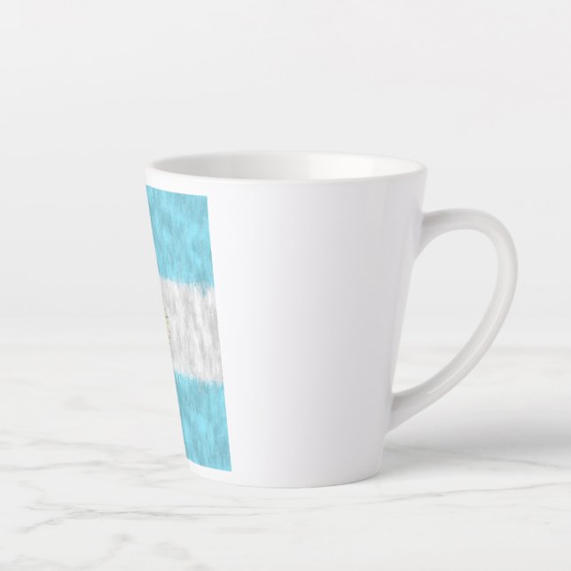 Tasse Latte Dessin de peinture à l'huile d'Argentine (Droite)