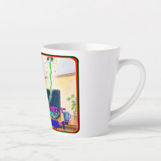 Tasse Latte Dessin humoristique de la panique d'un trader bour