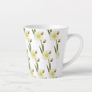 Tasse Latte Deux petites abeilles mignonnes