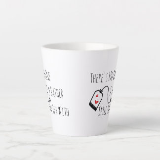 Tasse Latte Déverser le thé drôle Dire cadeau pour l'ami