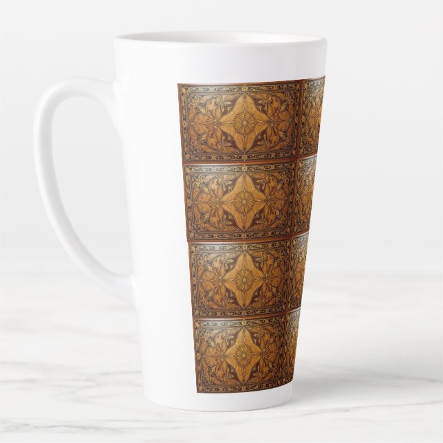 Tasse Latte Diamant Rustique (Gauche)