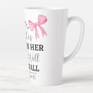 Tasse Latte Dieu Est Dans Sa Musique