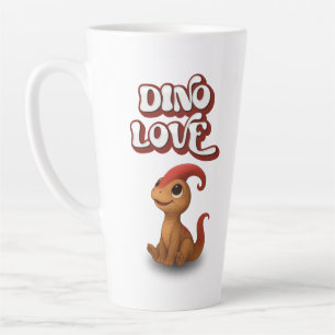 Tasse Latte Dino Love – Kammli regarde vers le haut