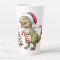 Dinosaure sucre de canne de Noël mignon