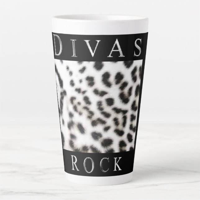 TASSE LATTE DIVAS ROCK (Devant)