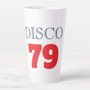 Tasse Latte Divertissement musical Disco 79 Pop Art Rétro