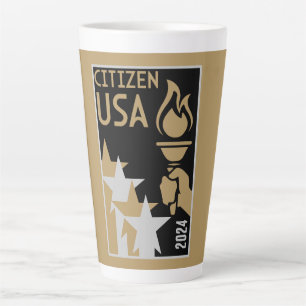 Tasse Latte Dons de citoyenneté américaine