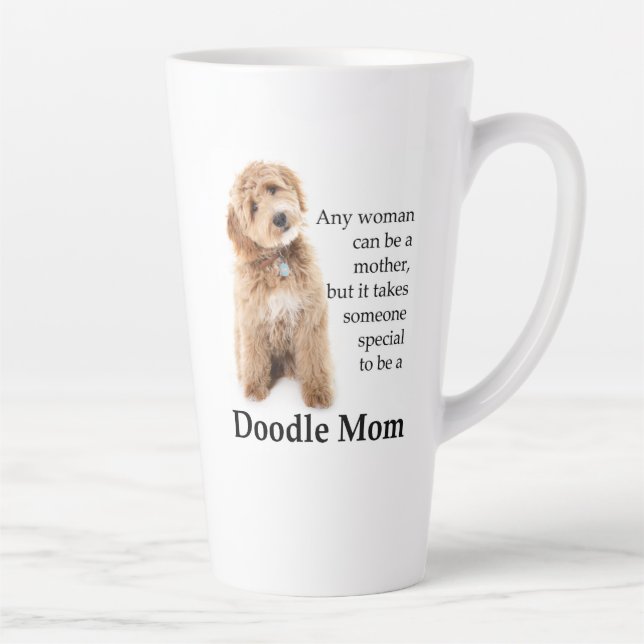 Tasse Latte Doodle Chien Maman (Droite)