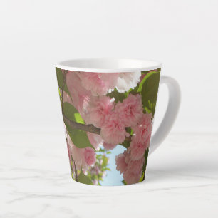 Tasse Latte Double floraison cerisier III printemps fleuri