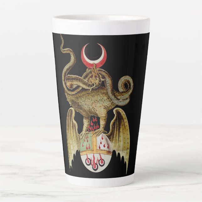 Tasse Latte Dragon d'alchimie (Devant)