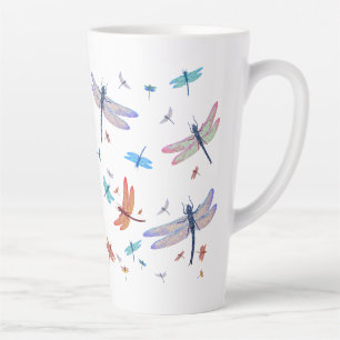 Tasse Latte Dragonfly Dragonflies