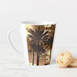Tasse Latte Drame des palmiers