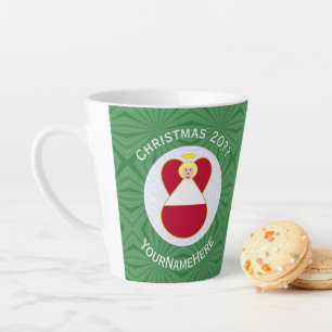 Tasse Latte Drapeau Astral Noël Angel Personnaliser