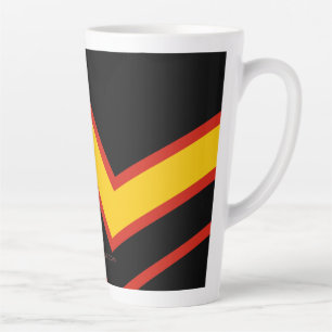 Tasse Latte Drapeau de fierté en caoutchouc de SlipperyJoe's f