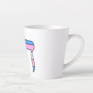 Tasse Latte Drapeau de fierté trans Chai