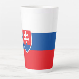 Tasse Latte Drapeau de la Slovaquie
